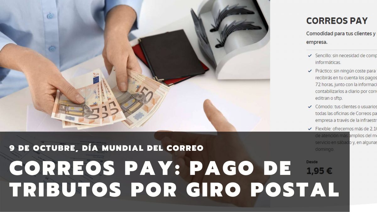 Correos Pay los tributos se pueden pagar ya por giro postal