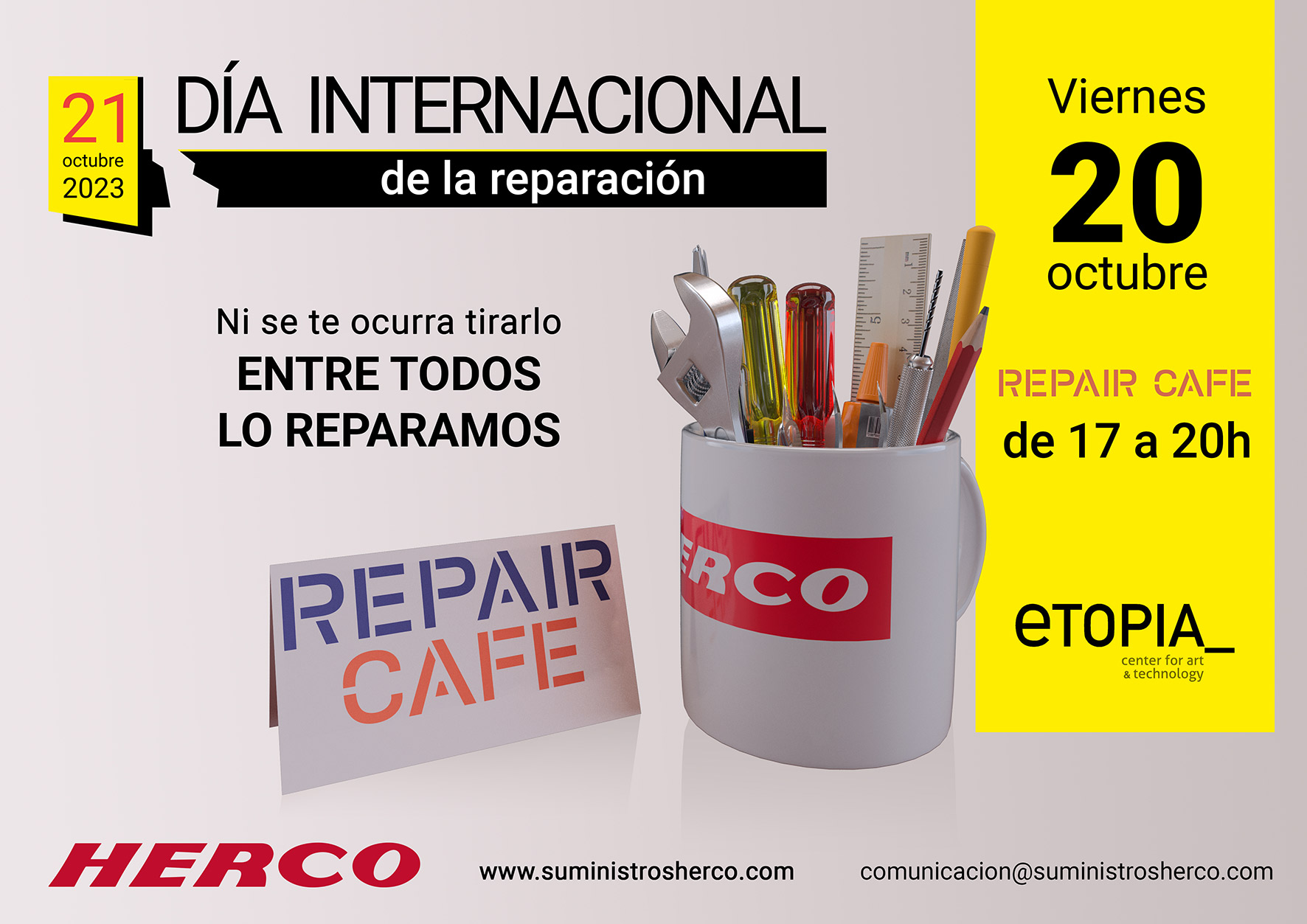 Repair Café especial Día Internacional de la Reparación